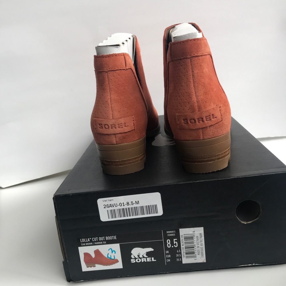 Sorel Lolla Cut Out Bootie Tek Brown size 8.5 - Picture 12 of 14